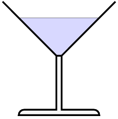 Figure 3 A cocktail glass